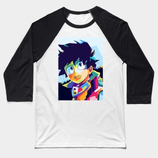 Anime Sad Pop Art Baseball T-Shirt